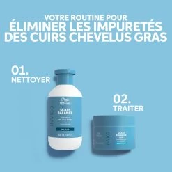 Shampoing Purifiant Pour Cheveux Gras Scalp Balance Invigo Wella 1000ml -Magasin de cheveux 118.11 6 55164.1693923267