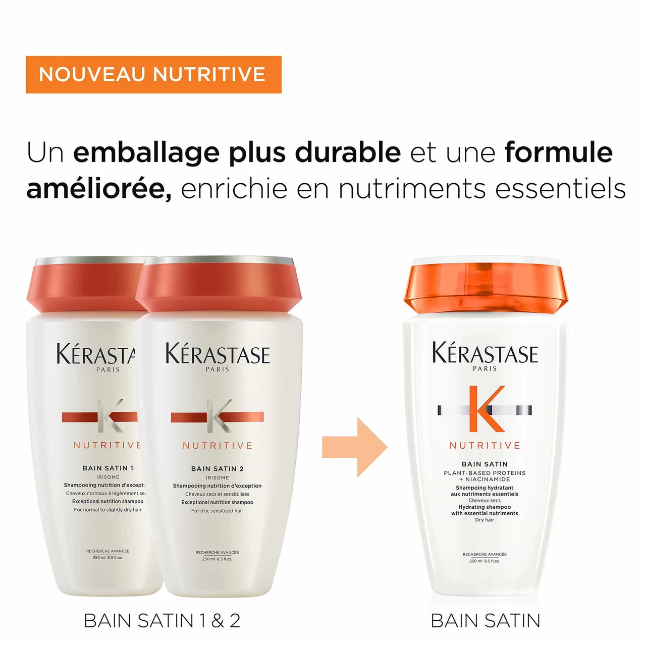 Bain Satin Nutritive Kérastase 250ml 4 Bain Satin Nutritive Kérastase 250ml – Image 4