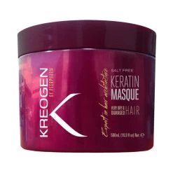 Masque Kératine Pour Cheveux Très Secs Et Abimés Kreogen 500ml