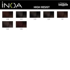 Coloration Inoa High Resist L'Oréal Professionnel -Magasin de cheveux Nuancier INOA HIGH RESIT 22811.1684853881