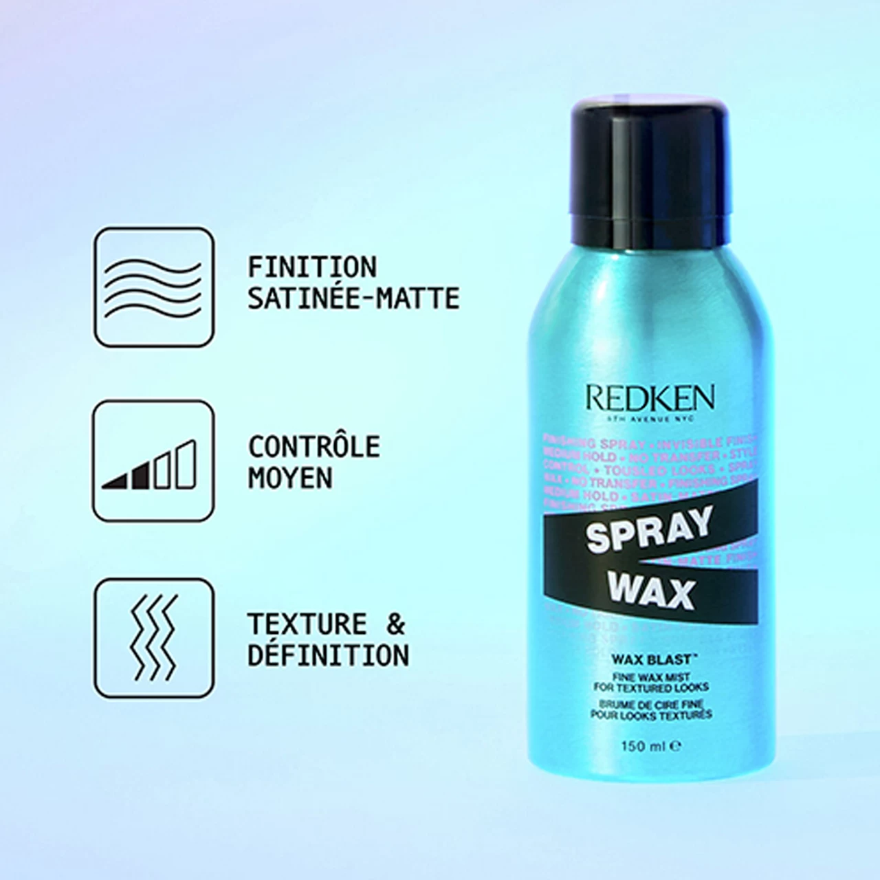 Cire En Spray Wax Blast Redken 150ml 2 Cire En Spray Wax Blast Redken 150ml – Image 2