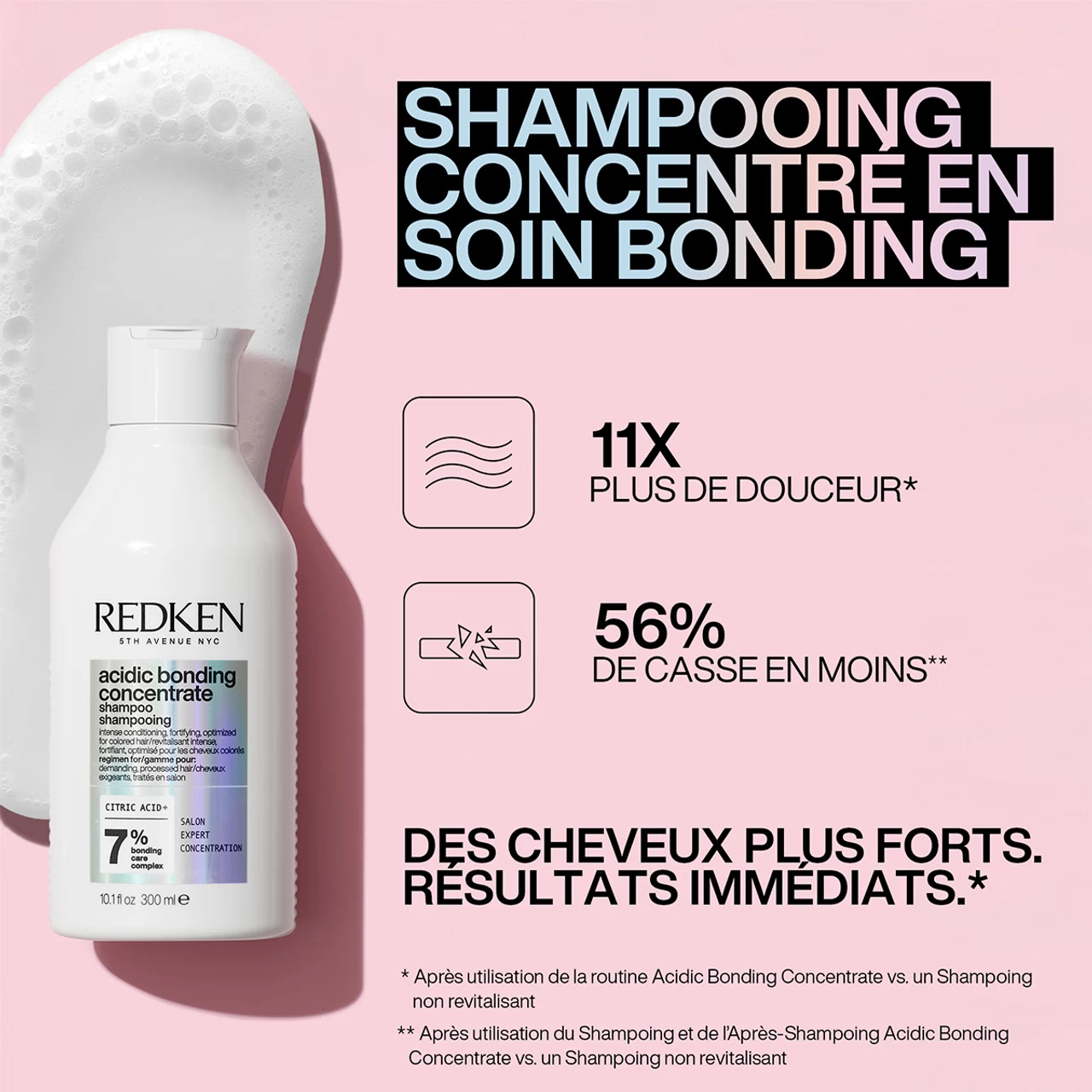 Shampooing Acidic Bonding Concentrate Redken 300ml 2 Shampooing Acidic Bonding Concentrate Redken 300ml – Image 2