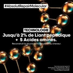 Shampooing Absolut Repair Molecular L'Oréal Professionnel 1500 Ml -Magasin de cheveux b7a7ac30 a3e2 4f9c 8d7a f25dbb3a2551 79105.1694081531