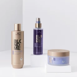 Masque Neutralisant Blonds Froids BLONDME 200ml -Magasin de cheveux blondme collection cool blondes 21892.1688636374