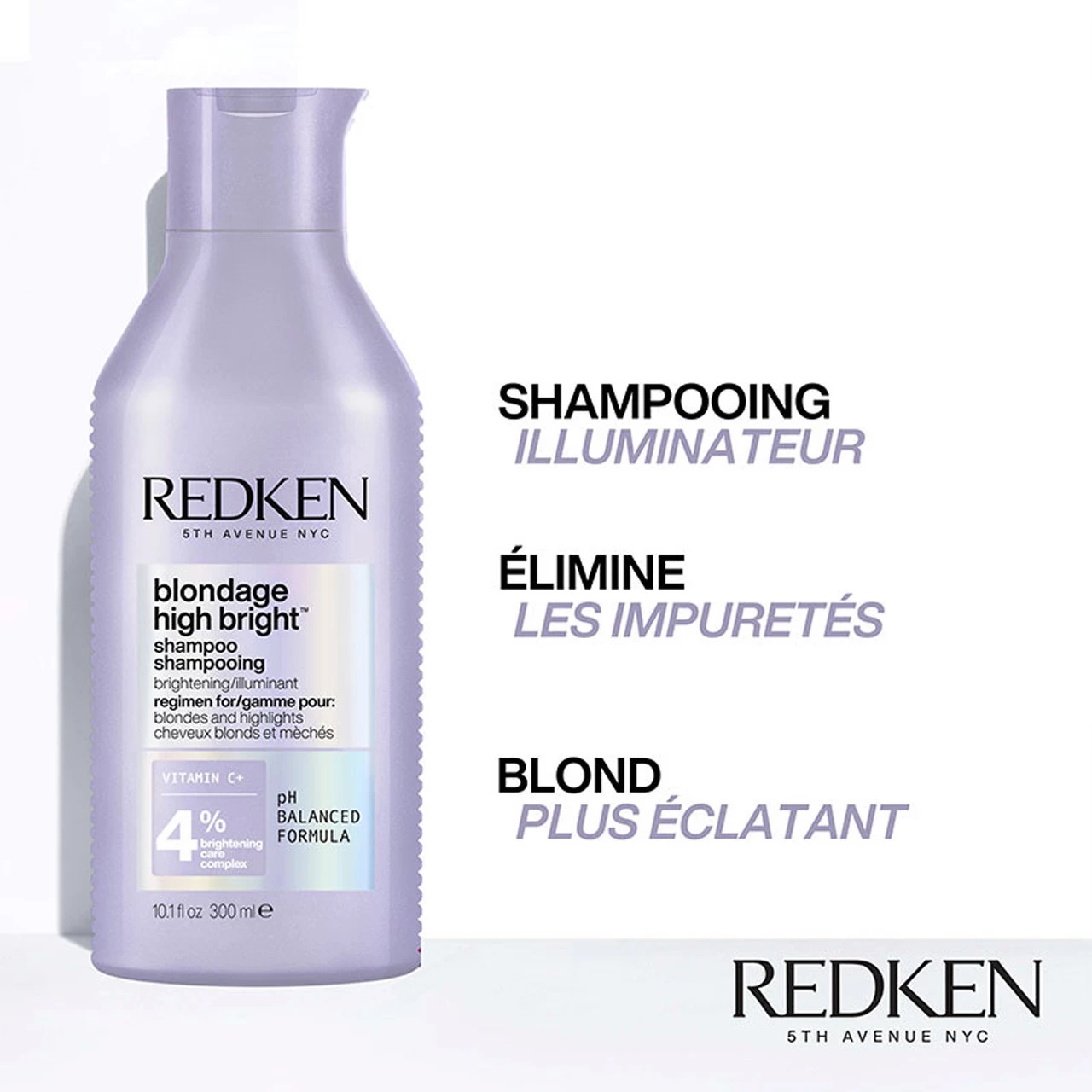 Shampoing Blondage High Bright Redken 300ml 2 Shampoing Blondage High Bright Redken 300ml – Image 2