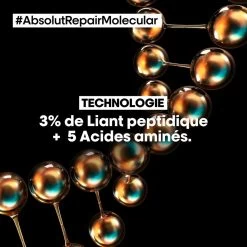 Pré-Traitement Concenté Absolut Repair Molecular L'Oréal Professionnel 190 Ml 7 Pré-Traitement Concenté Absolut Repair Molecular L'Oréal Professionnel 190 Ml -Magasin de cheveux peptide 98312.1694090894
